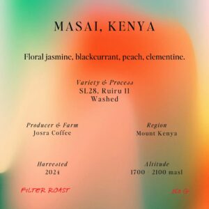 Masai (Kenya) - Sumo - Specialty kávé 250gr - Filter