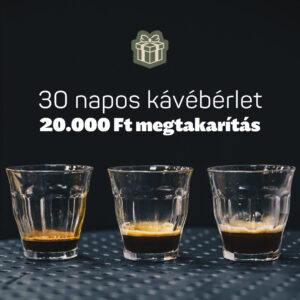 30 napos kávébérlet